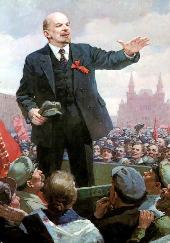 Ленин на демонстрации