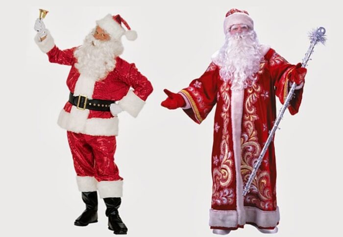Дед Мороз и Санта Клаус
